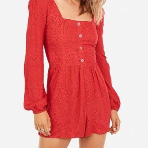 Express Red Romper